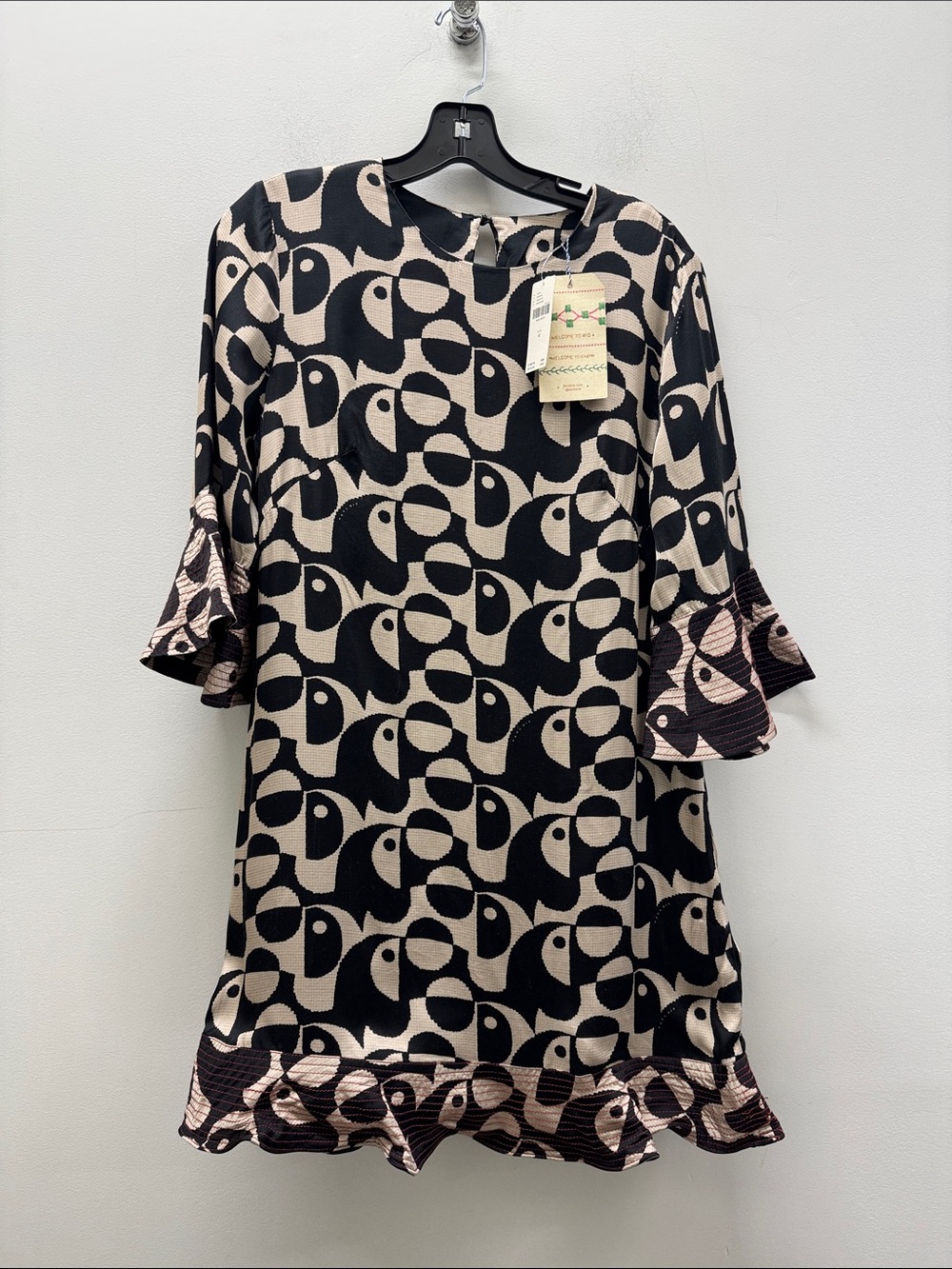 NWT Farm Rio x Anthropologie Geo Toucan Mini Dress Size M